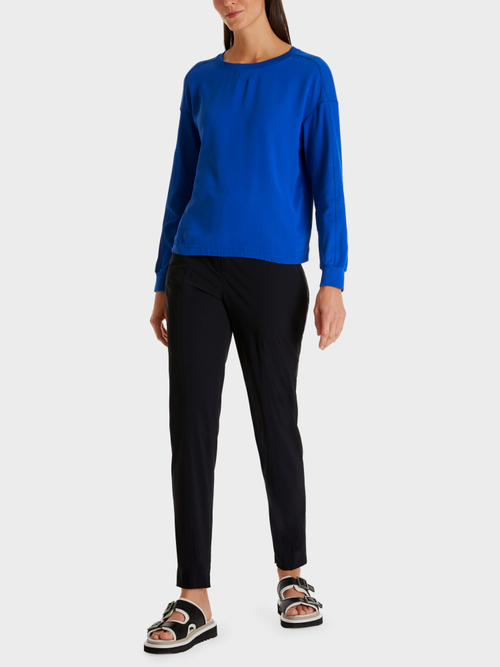 Blusenshirt aus Materialmix