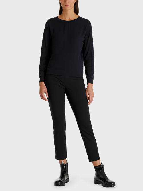 Blusenshirt aus Materialmix