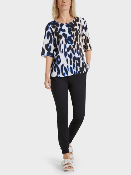 Blusenshirt mit Leomuster