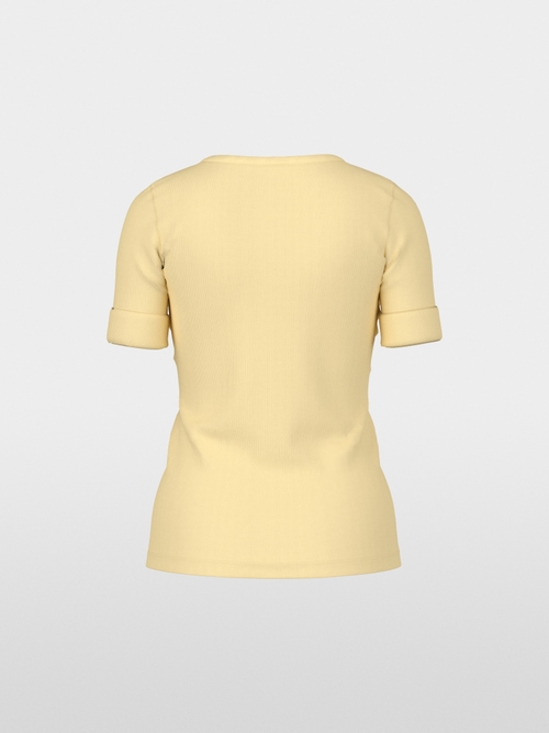 T-shirt à coupe étroite avec manches 3/4