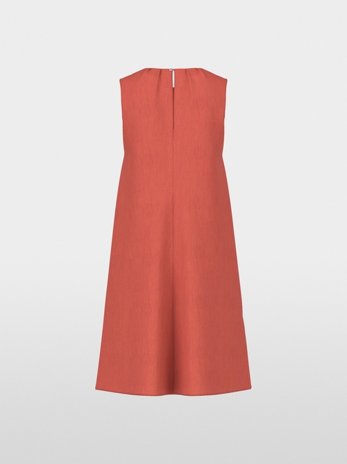 Linen-viscose blend dress