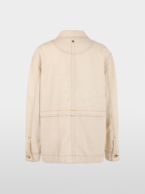 Fitted jacket with shimmer effect
