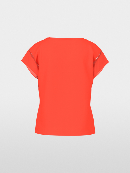 Shirt with cotton voile