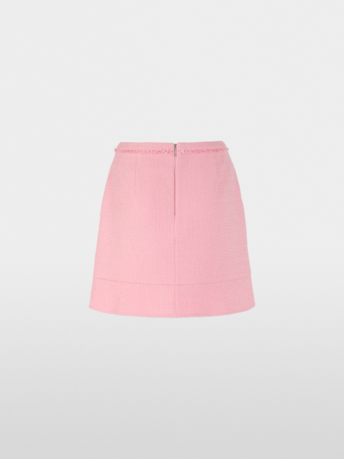 Short skirt with flounce