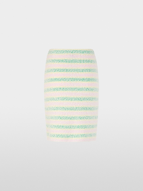 ‘Knitted in Germany’ bouclé skirt