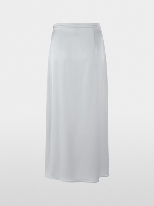 Midi skirt with silky sheen