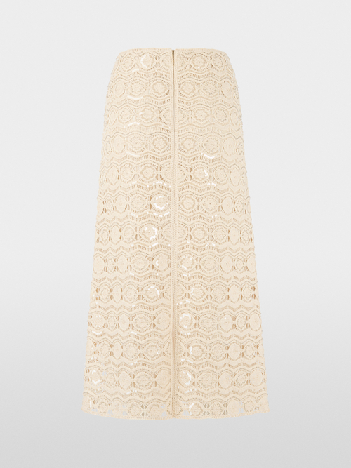 Openwork skirt with mini beads