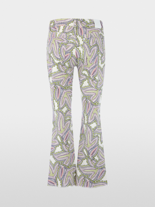 FORLI jeans with paisley print