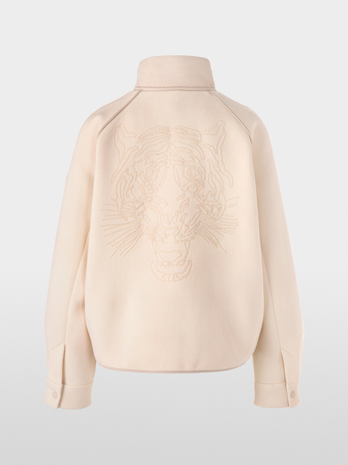 Jacket with animal print