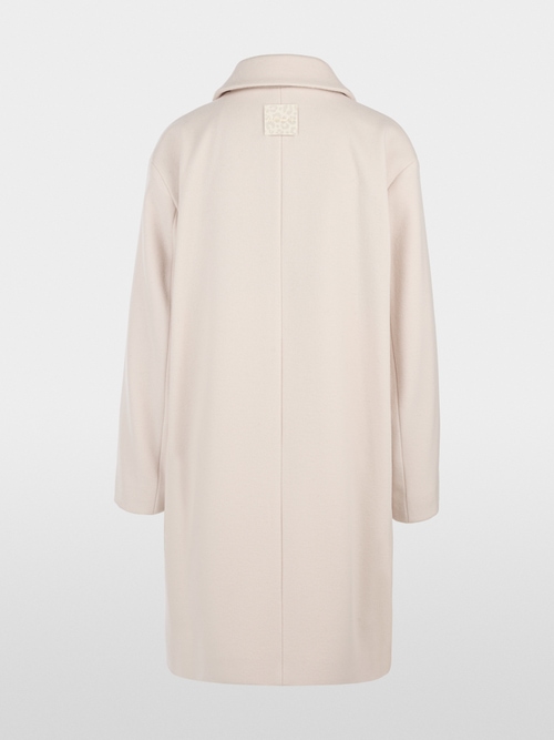 Coat in new wool with cashmere