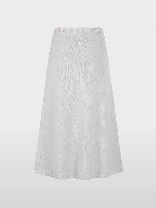 ‘Knitted in Germany’ sequin skirt