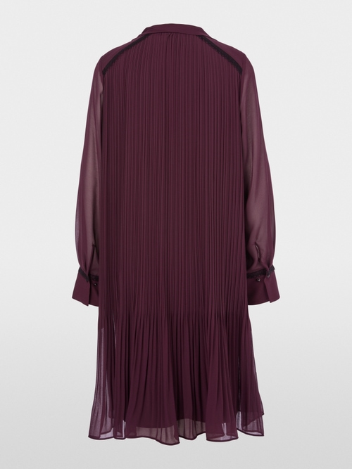 Chiffon dress with bow
