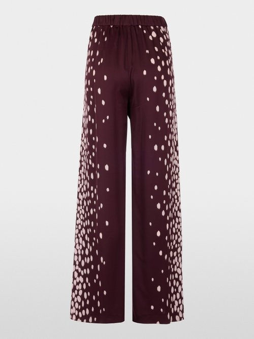 WARRI flowing trousers with polka dots