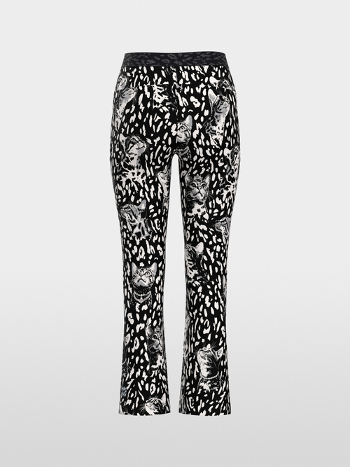 FREDERICA pull-on trousers with print