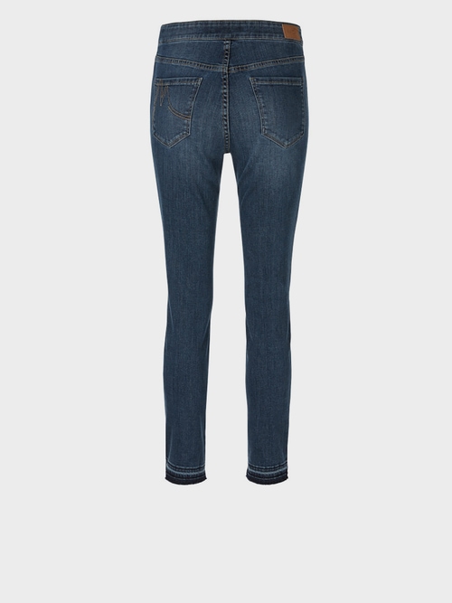 Jeans with frills