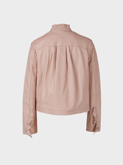 Feminine leather jacket