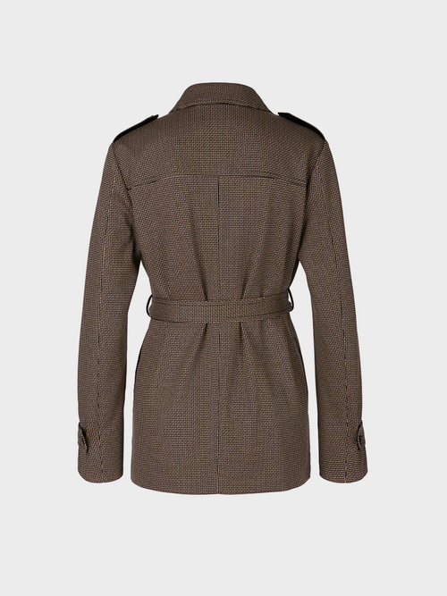 Jacquard shirt jacket