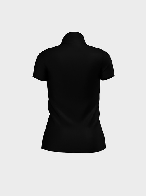 Jersey-T-Shirt mit Rollkragen