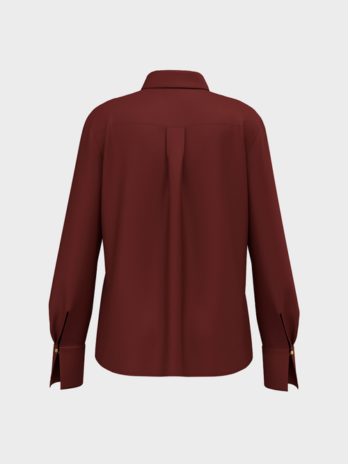Prachtige blouse van zijden satijn