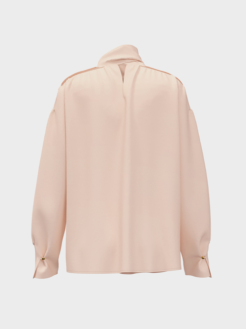 Strikblouse met biezen