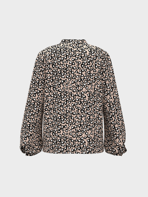 Floral viscose blouse