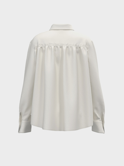 Blouse met smockdetails