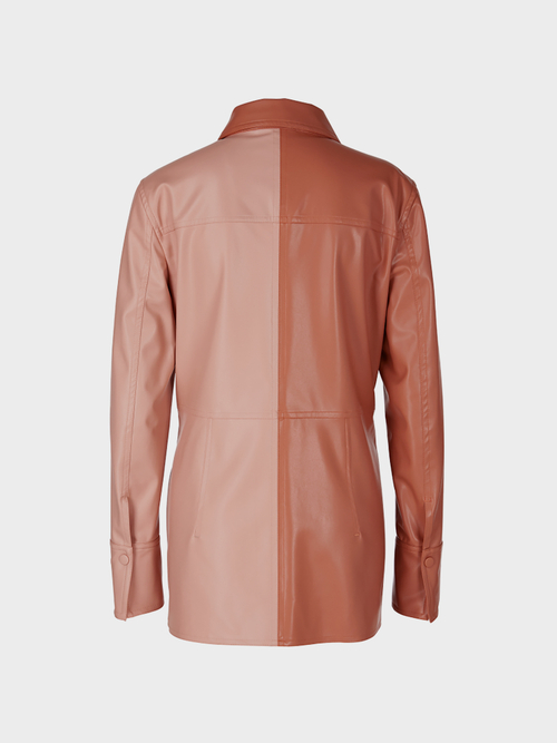 Two-tone overhemd van imitatienappaleer