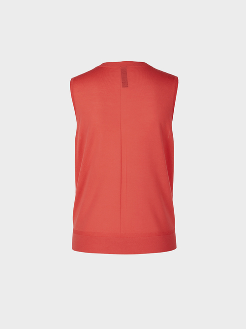 Fine-knit top in wool