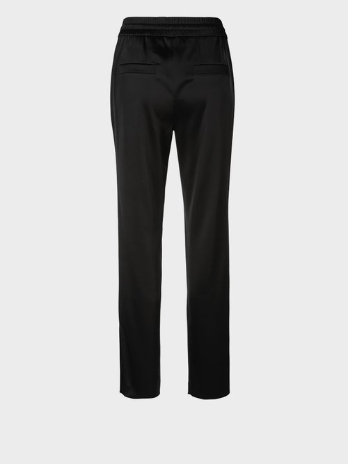 Satijnen pantalon in joggingbroekstijl