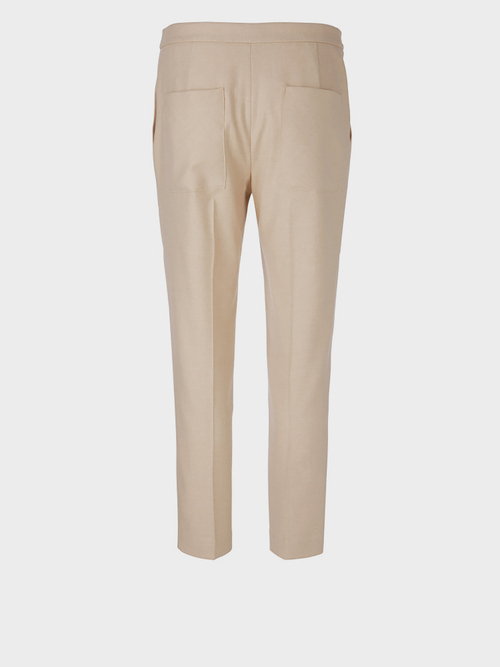 Konische Woll-Flanellhose