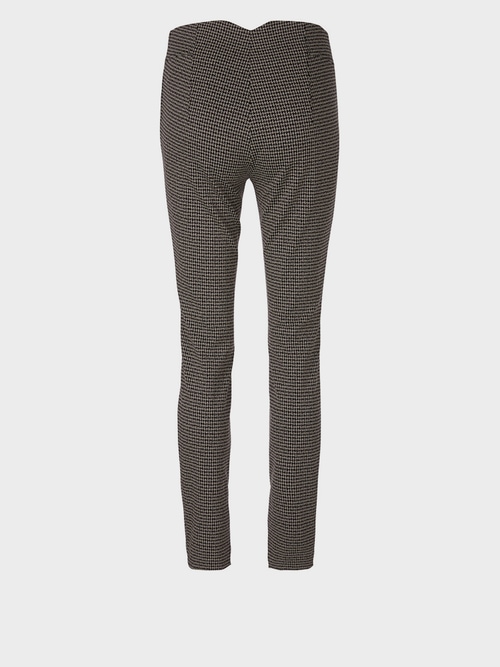 Jersey pants with Pepita pattern