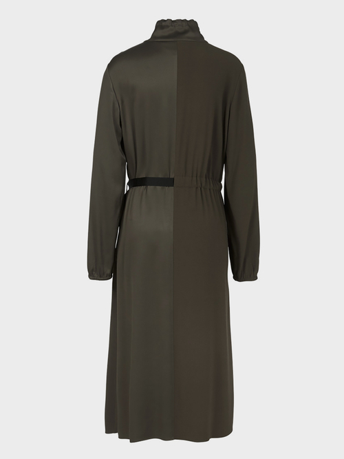 Dress with an asymmetric look