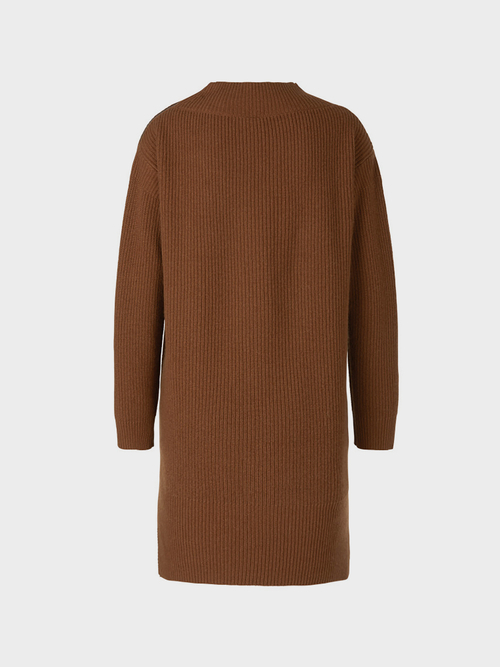 Knitted dress with cashmere