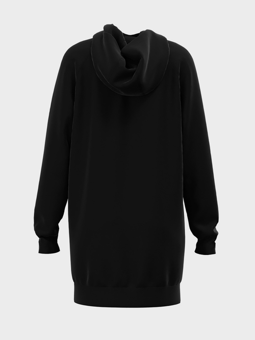 Langes Kapuzen-Sweatshirt
