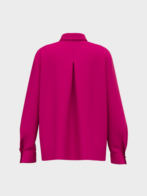 Bluse mit Seide