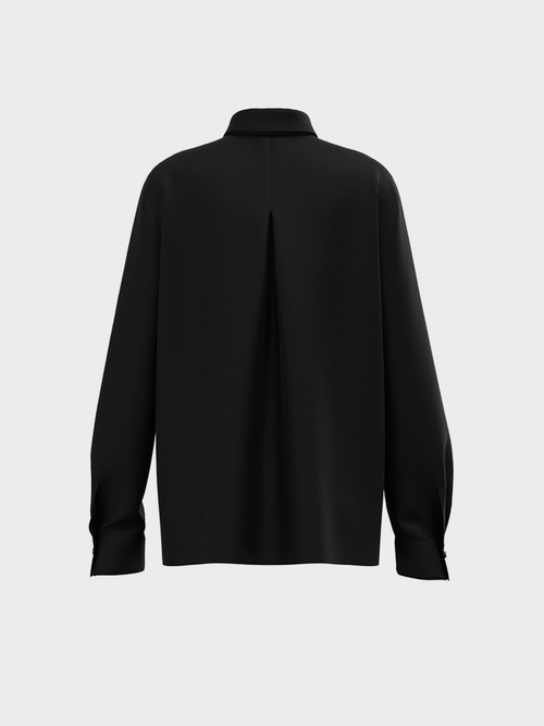 Bluse mit Seide