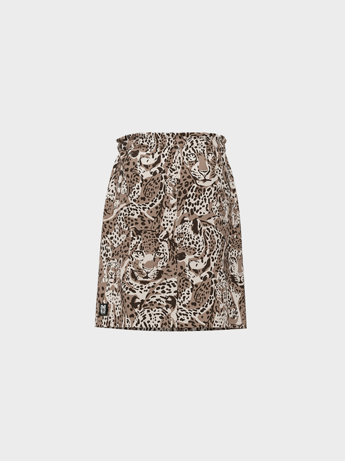 Rock mit Leo-Print