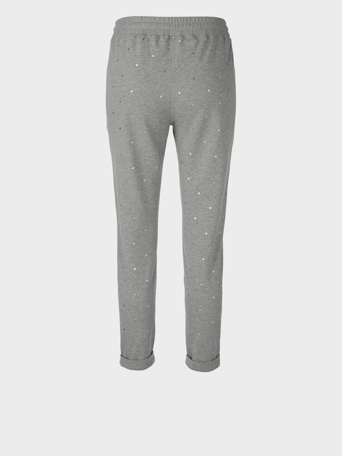 Pants with small rhinestones