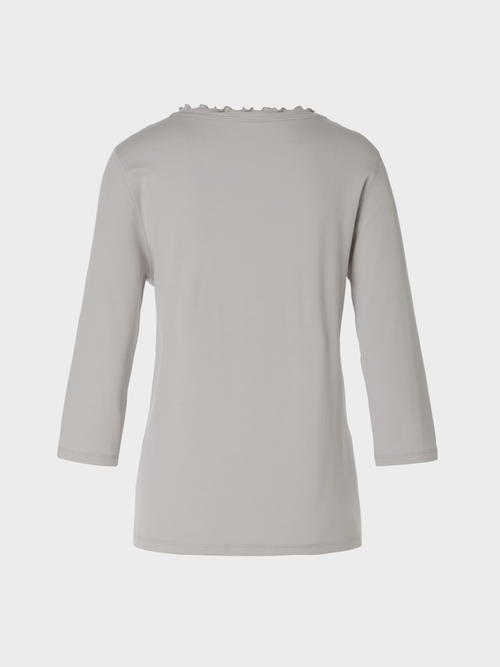 Shirt mit Ausschnittverzierung