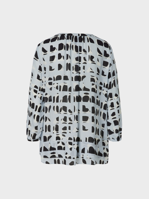 Print-Bluse aus Viskose