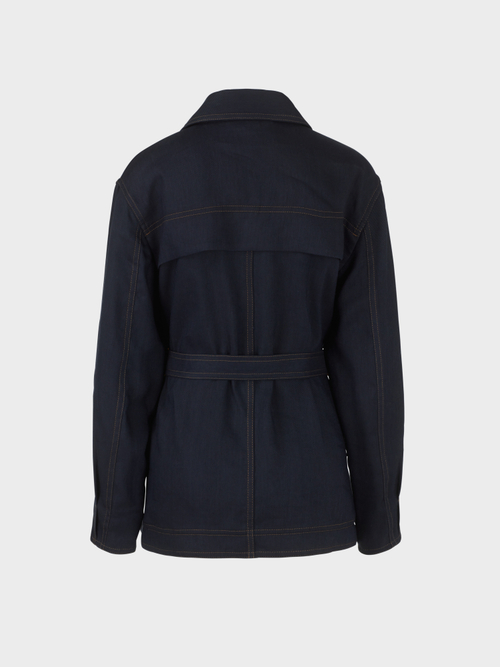 Hemdjacke in Denim-Optik