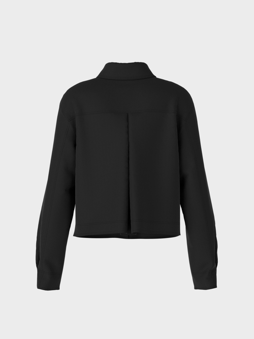 Short jacket in jersey