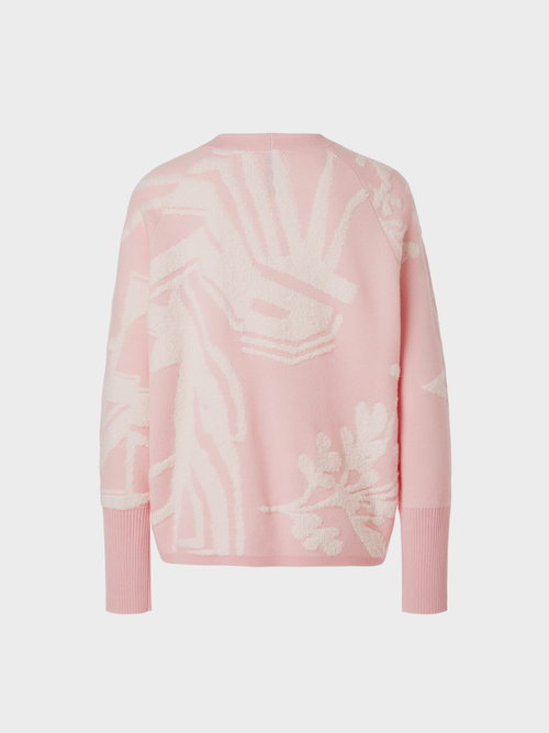 Patterned jacquard sweater