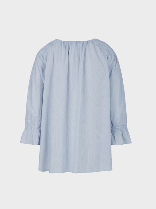 Volantbluse aus Baumwollmix
