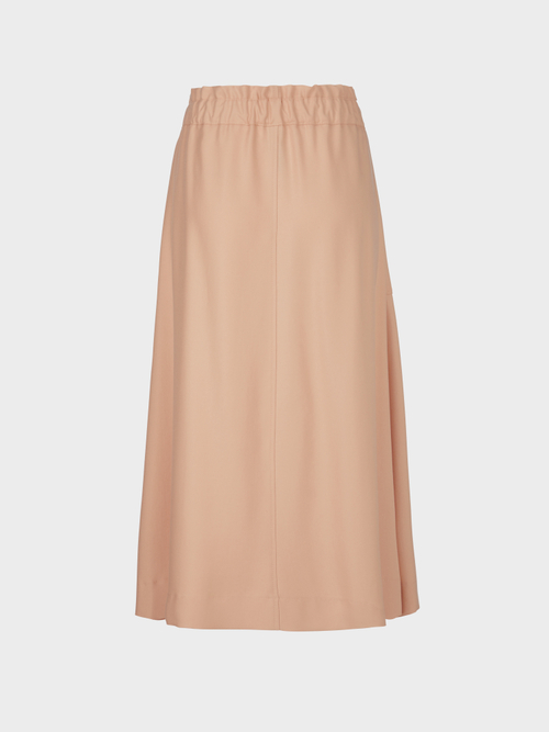 Paperbag skirt with slit