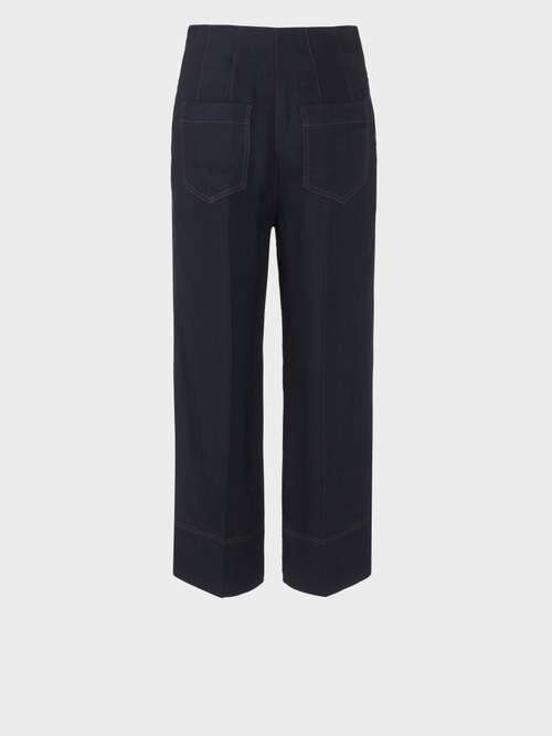 Culotte in Denim-Optik