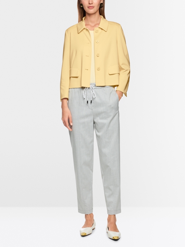 Veste courte avec col Kent