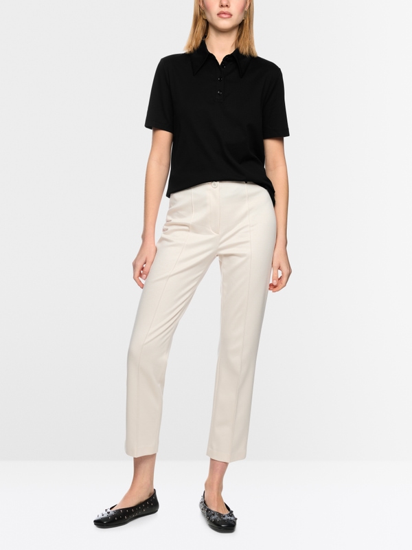 Polo Shirt in Cotton Stretch