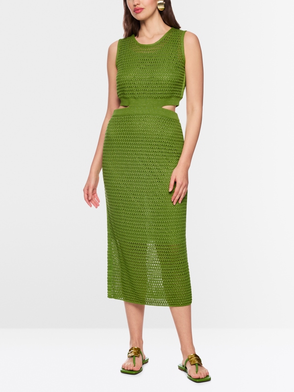 ‘Rethink Together’ openwork dress