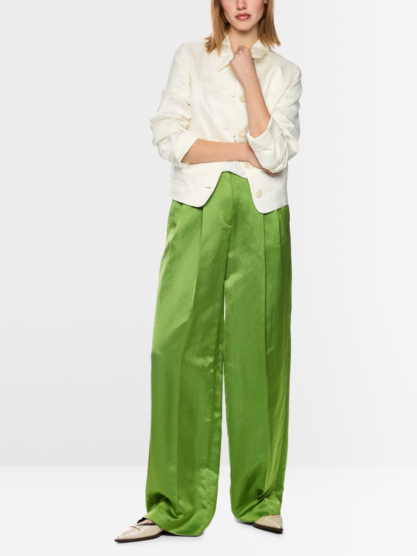 Shimmering material mix jacket